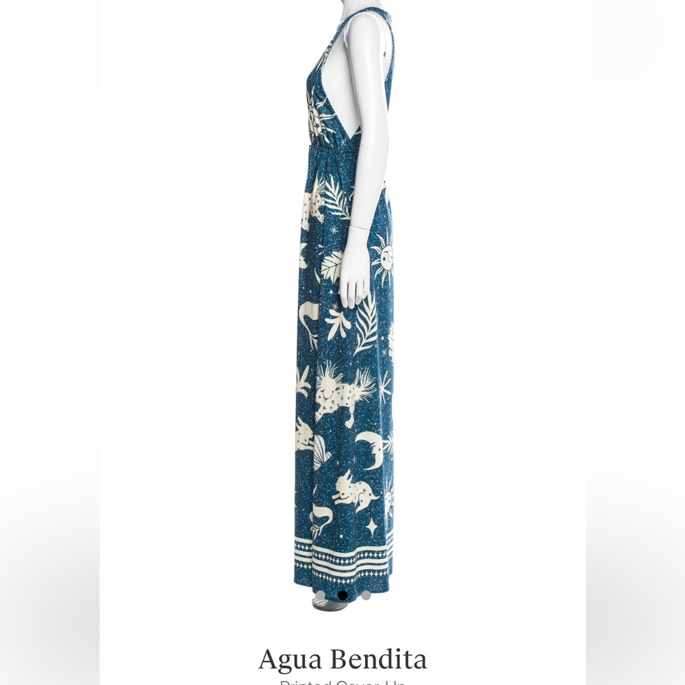 Agua Bendita Coverup Maxi Dress Like New Womens Large - Picture 2 of 5